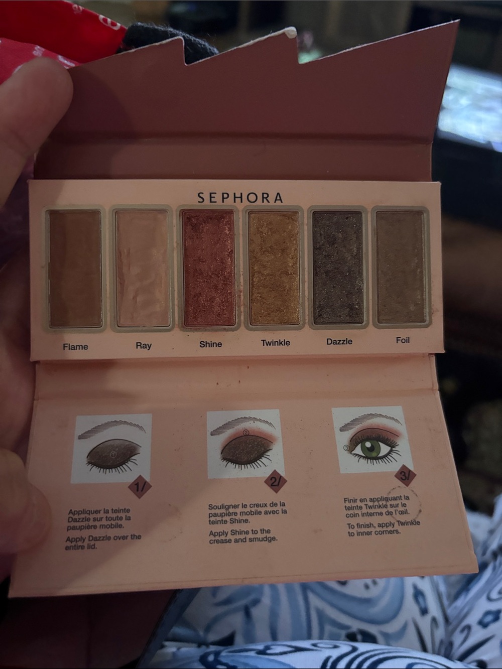 Sephora Six-Shade Eyeshadow Palette — Copper, Gold & Taupe Neutrals